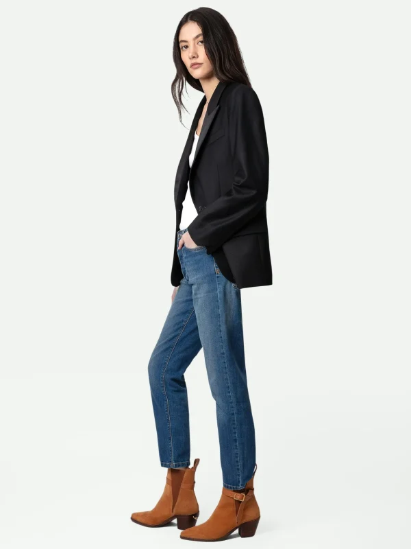 Zadig&Voltaire Tyler Suede Ankle Boots Heritage Clearance