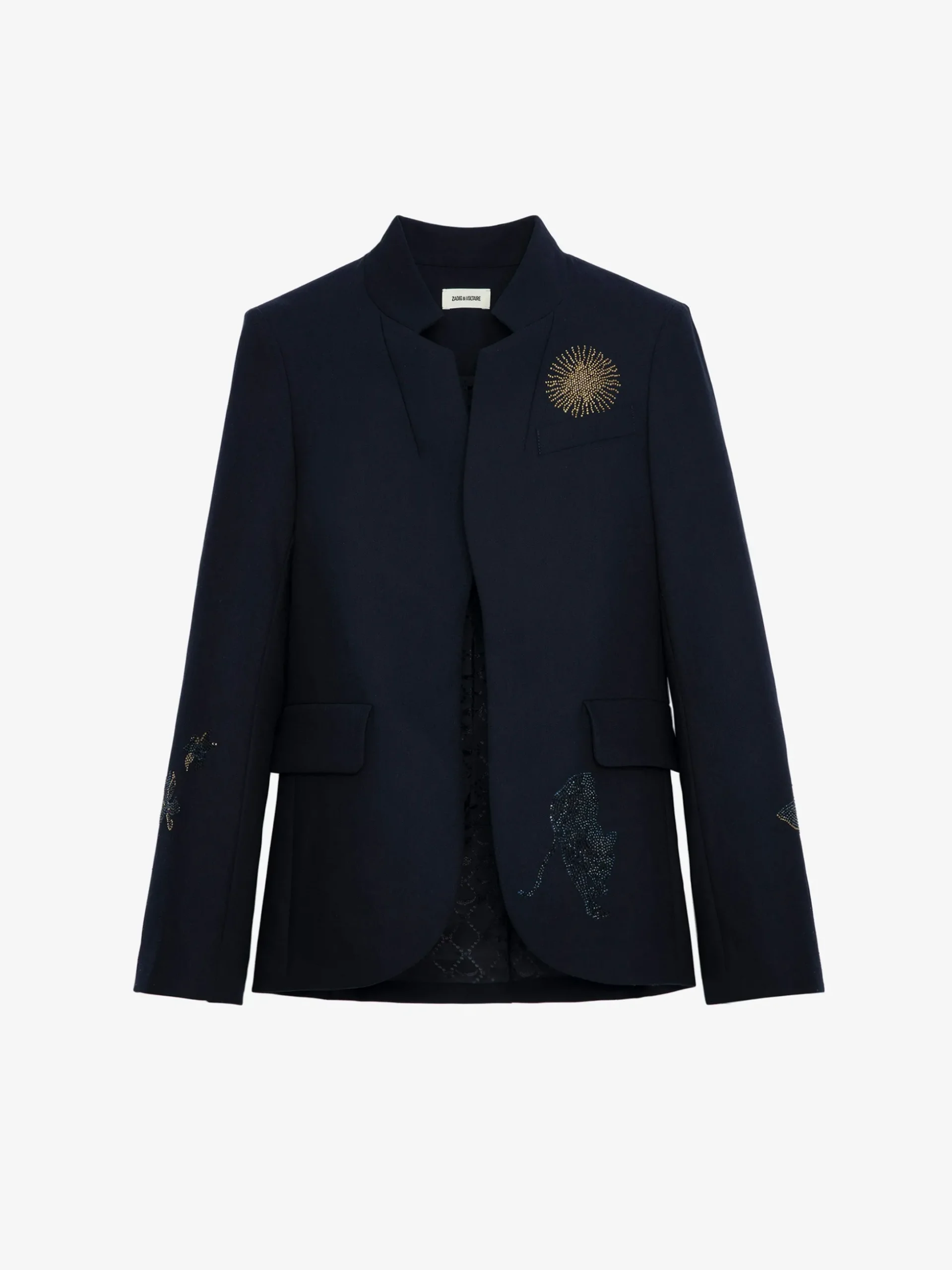 very_multi_strass_blazer_4.webp Zadig&Voltaire Very Multi Strass Blazer Encre Hot
