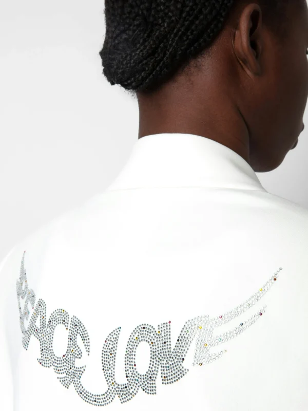 Zadig&Voltaire Visit Peace & Love Diamanté Blazer Judo Fashion
