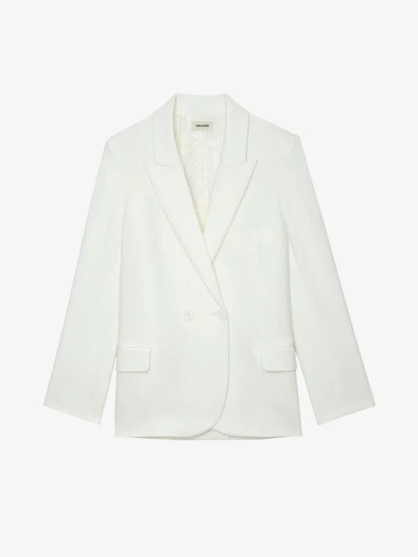 Zadig&Voltaire Visit Peace & Love Diamanté Blazer Judo Fashion