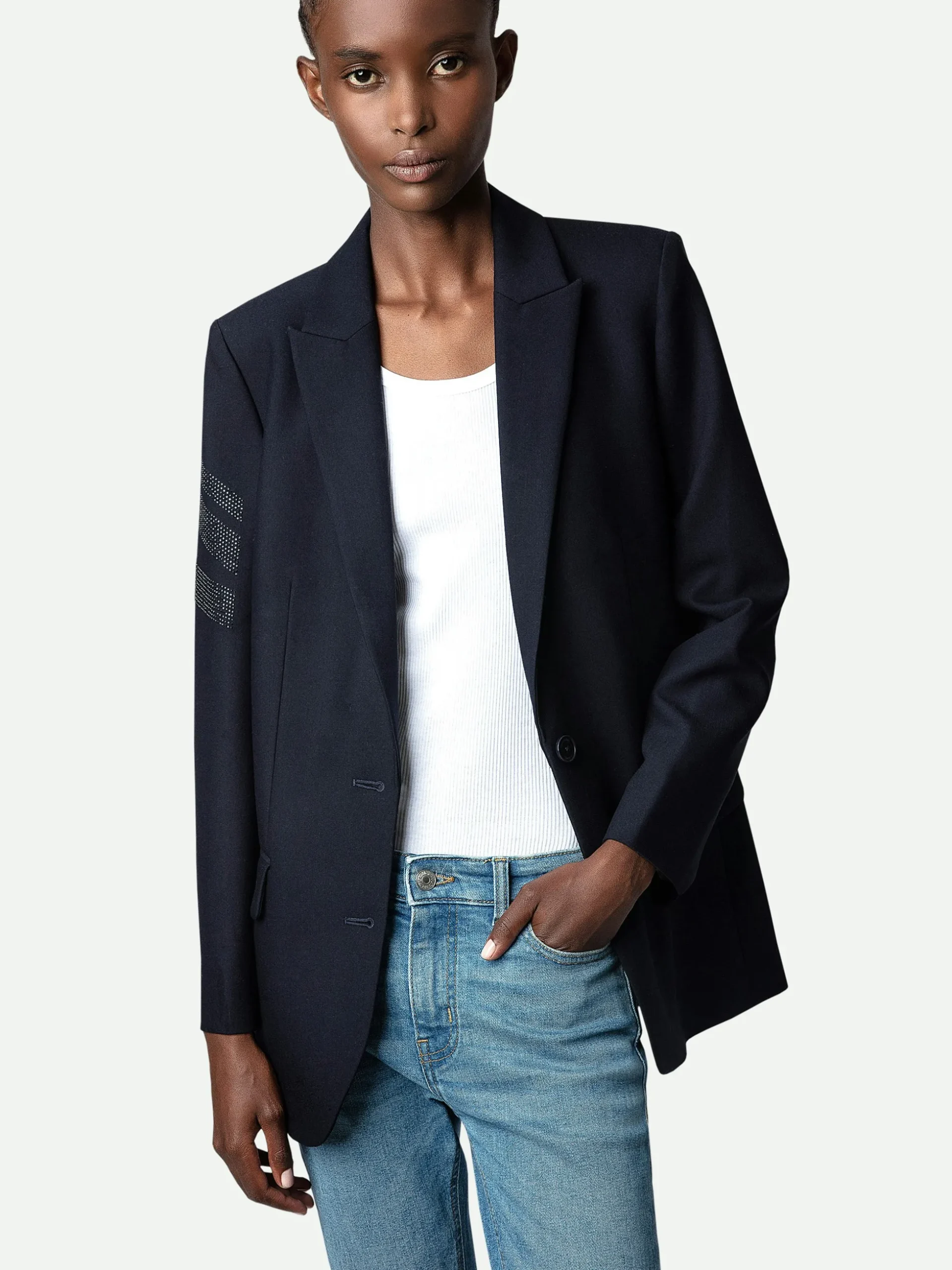 viva_arrow_strass_blazer_3.webp Zadig&Voltaire Viva Arrow Strass Blazer Ink New