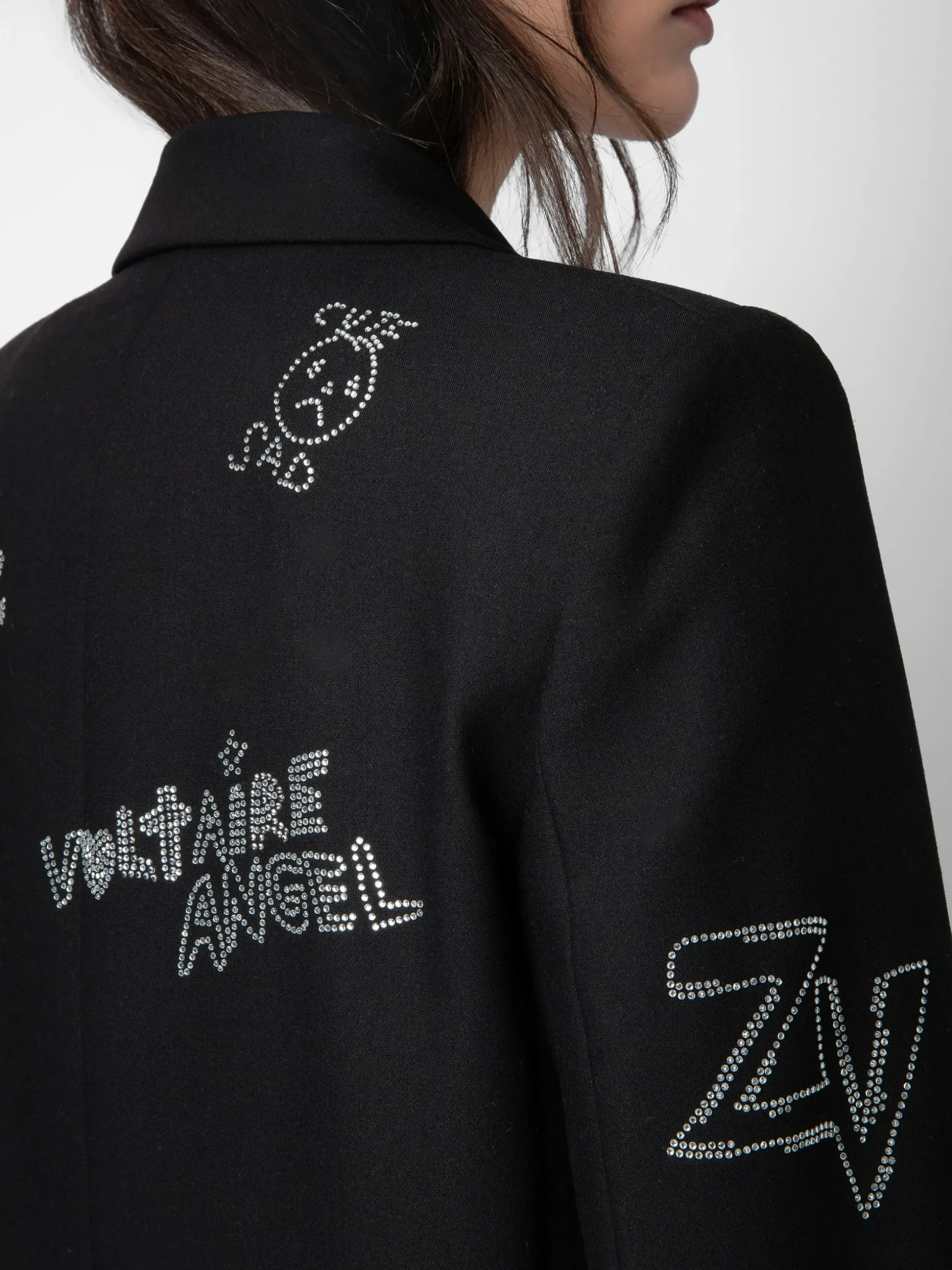 viva_diamant_blazer_4.webp Zadig&Voltaire Viva Diamanté Blazer Black Sale