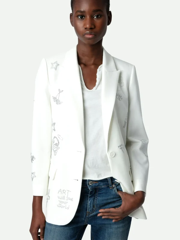 Zadig&Voltaire Viva Diamanté Blazer Judo Cheap