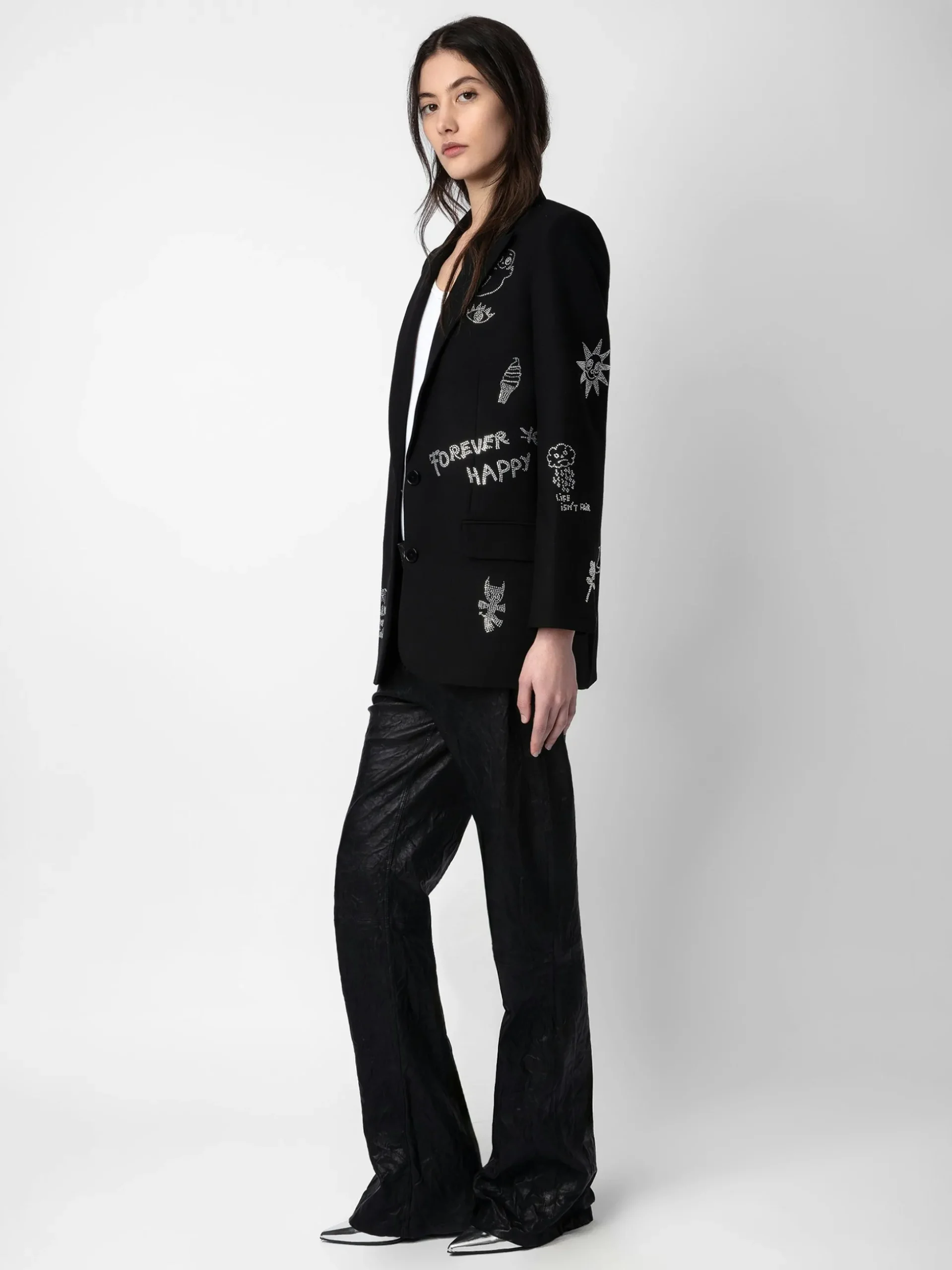 viva_diamant_blazer_5.webp Zadig&Voltaire Viva Diamanté Blazer Black Sale