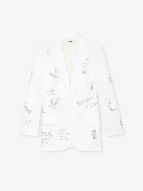 Zadig&Voltaire Viva Diamanté Blazer Judo Cheap