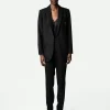 Zadig&Voltaire Viva Strass Star Blazer Black New