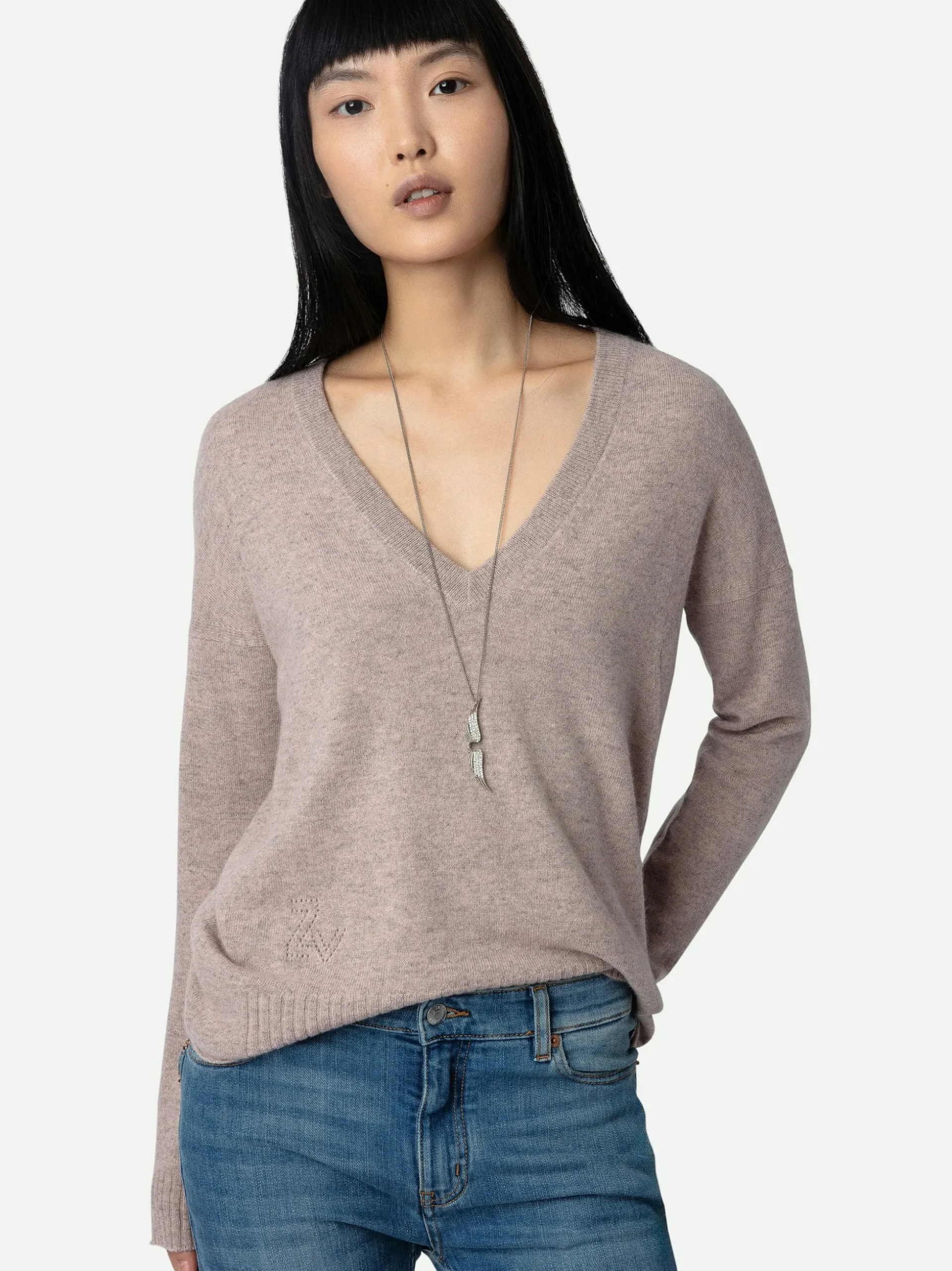 vivi_cashmere_sweater_4.webp Zadig&Voltaire Vivi Cashmere Sweater Primrose Clearance