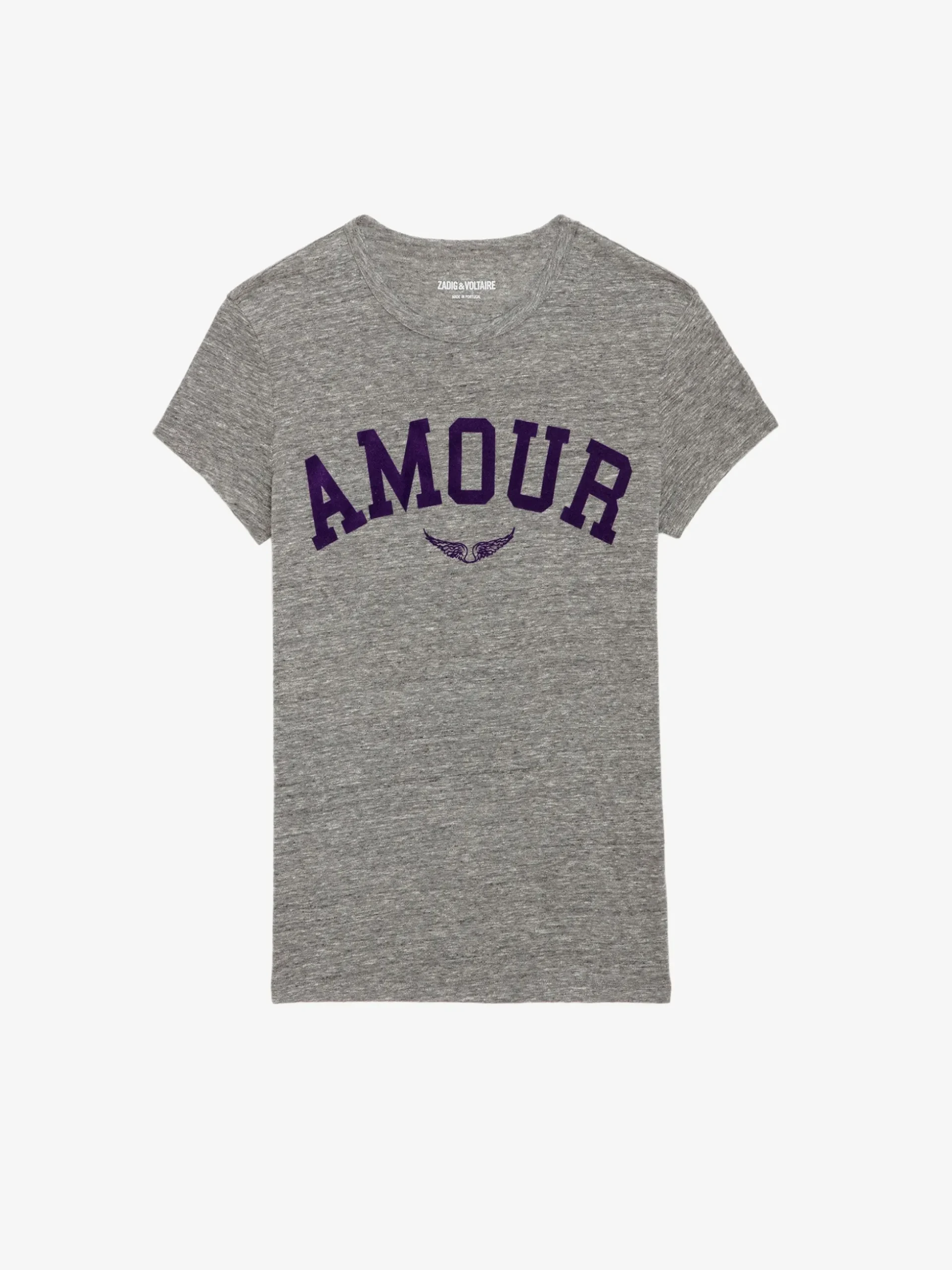 walk_amour_tshirt_4-1.webp Zadig&Voltaire Walk Amour T-shirt Gris chine Flash Sale