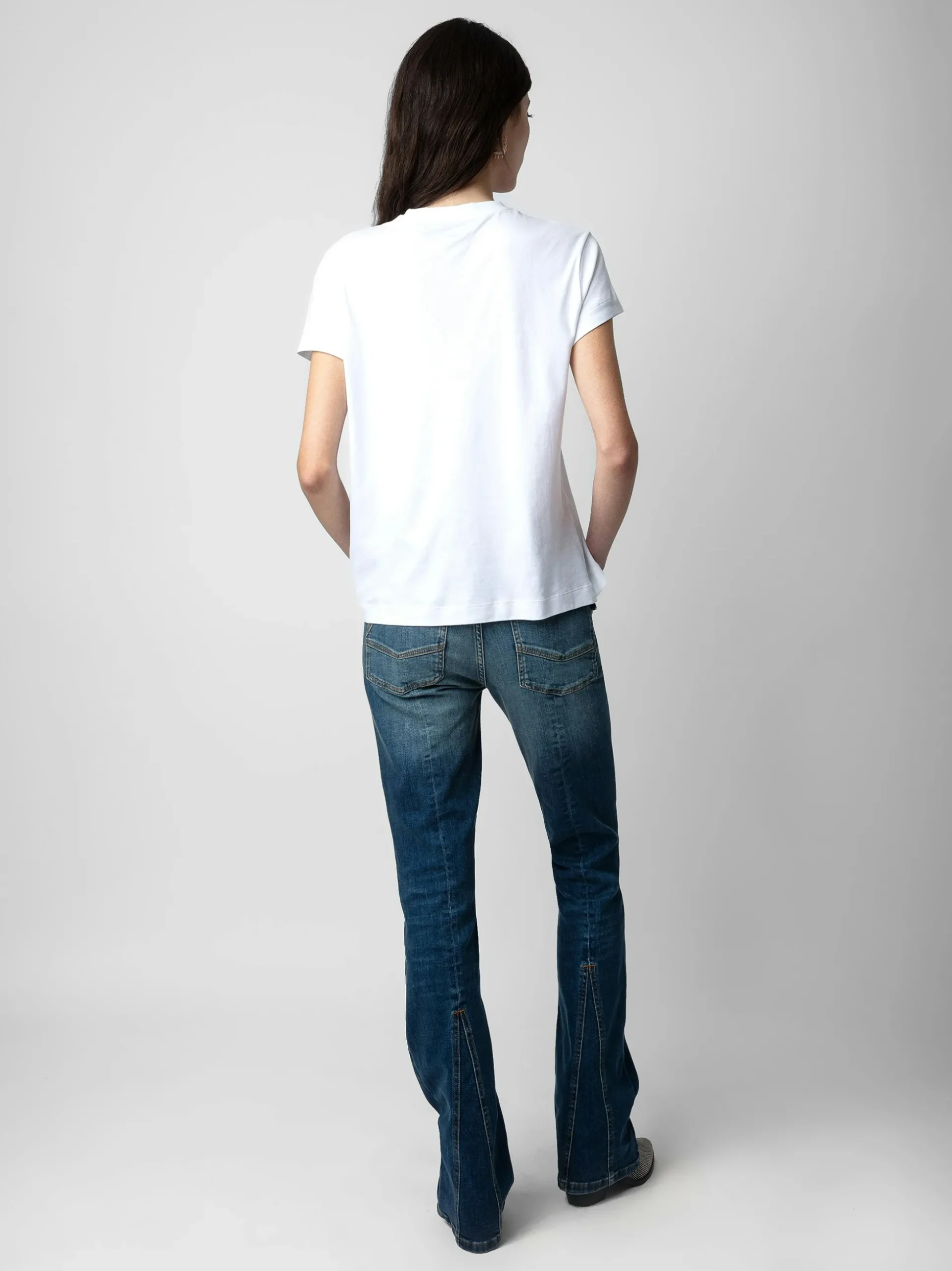 walk_blason_tshirt_1.webp Zadig&Voltaire Walk Blason T-Shirt White Best Sale