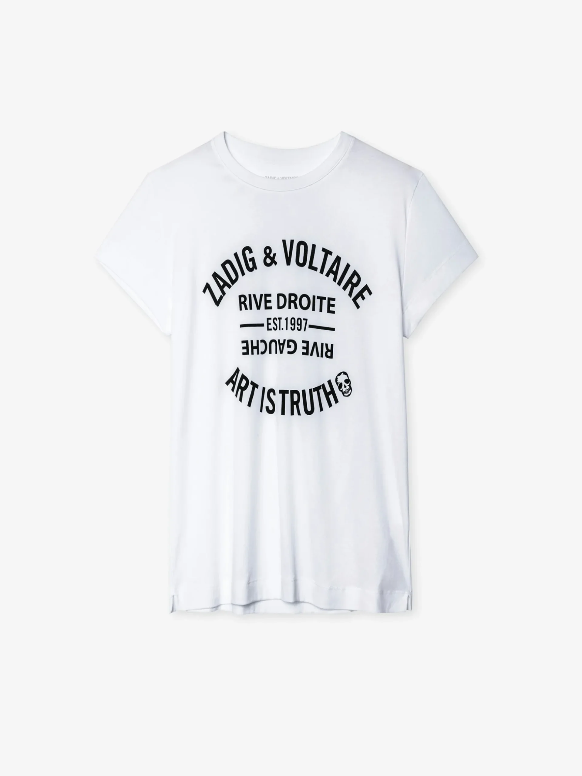walk_blason_tshirt_4.webp Zadig&Voltaire Walk Blason T-Shirt White Best Sale