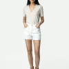 Zadig&Voltaire Wassa Diamanté T-shirt Petale Flash Sale