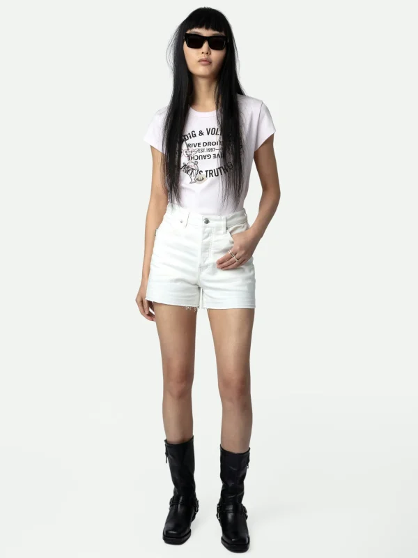 Zadig&Voltaire Woop Insignia T-shirt Parme Fashion