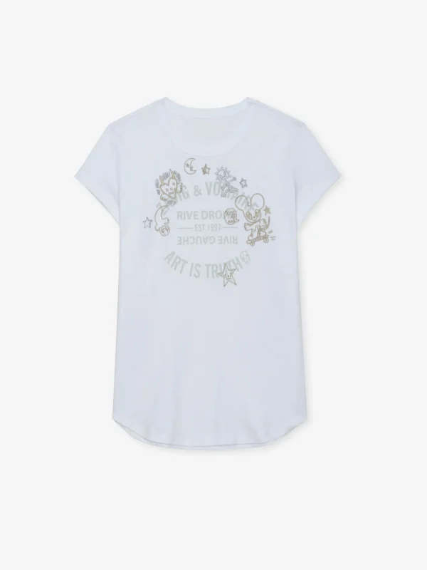 Zadig&Voltaire Woop Insignia T-shirt White Hot