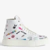 Zadig&Voltaire ZV1747 High Flash Chunky High-Top Sneakers White Fashion