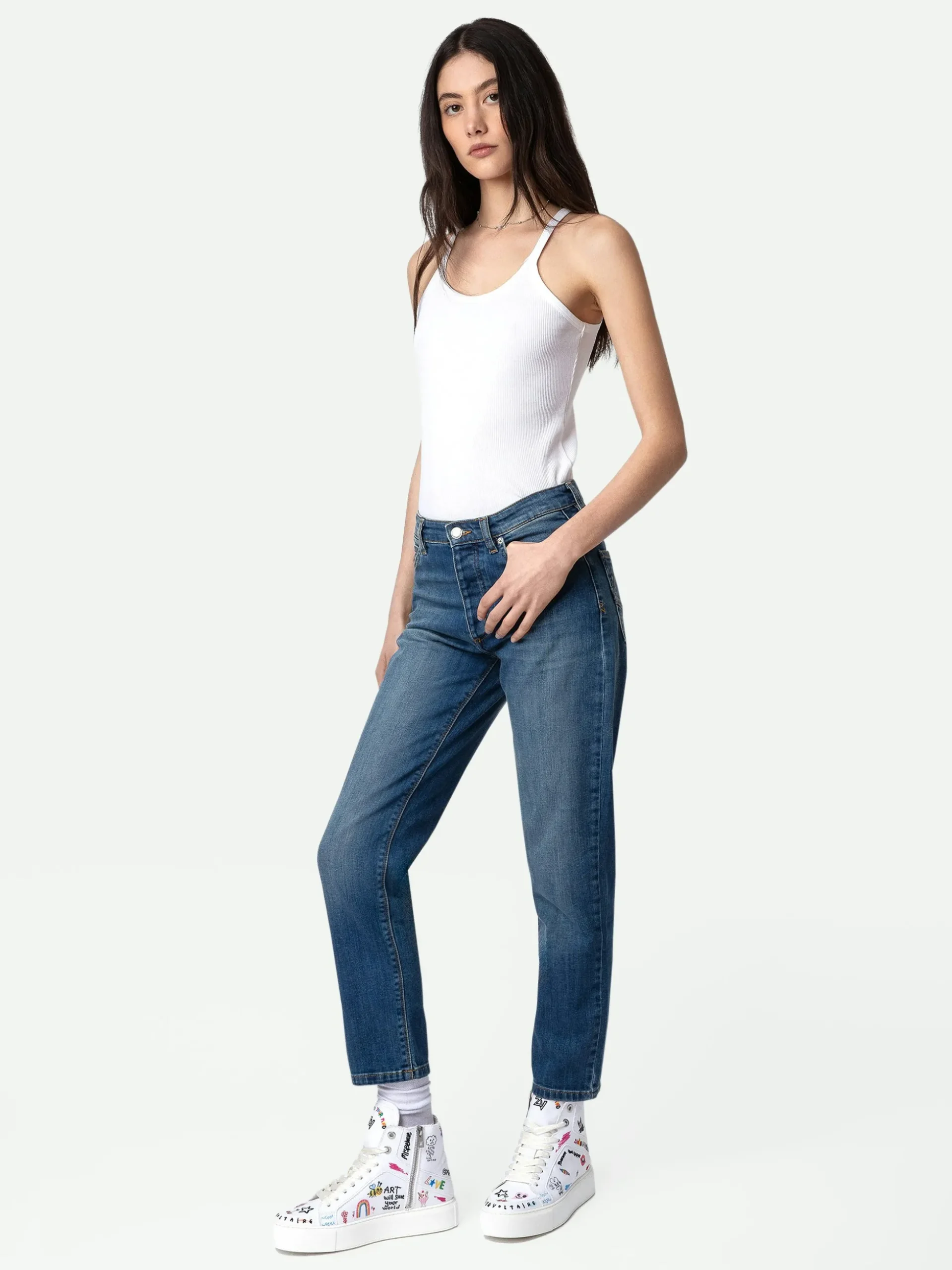 zv_high_flash_chunky_hightop_sneakers_5.webp Zadig&Voltaire ZV1747 High Flash Chunky High-Top Sneakers White Fashion