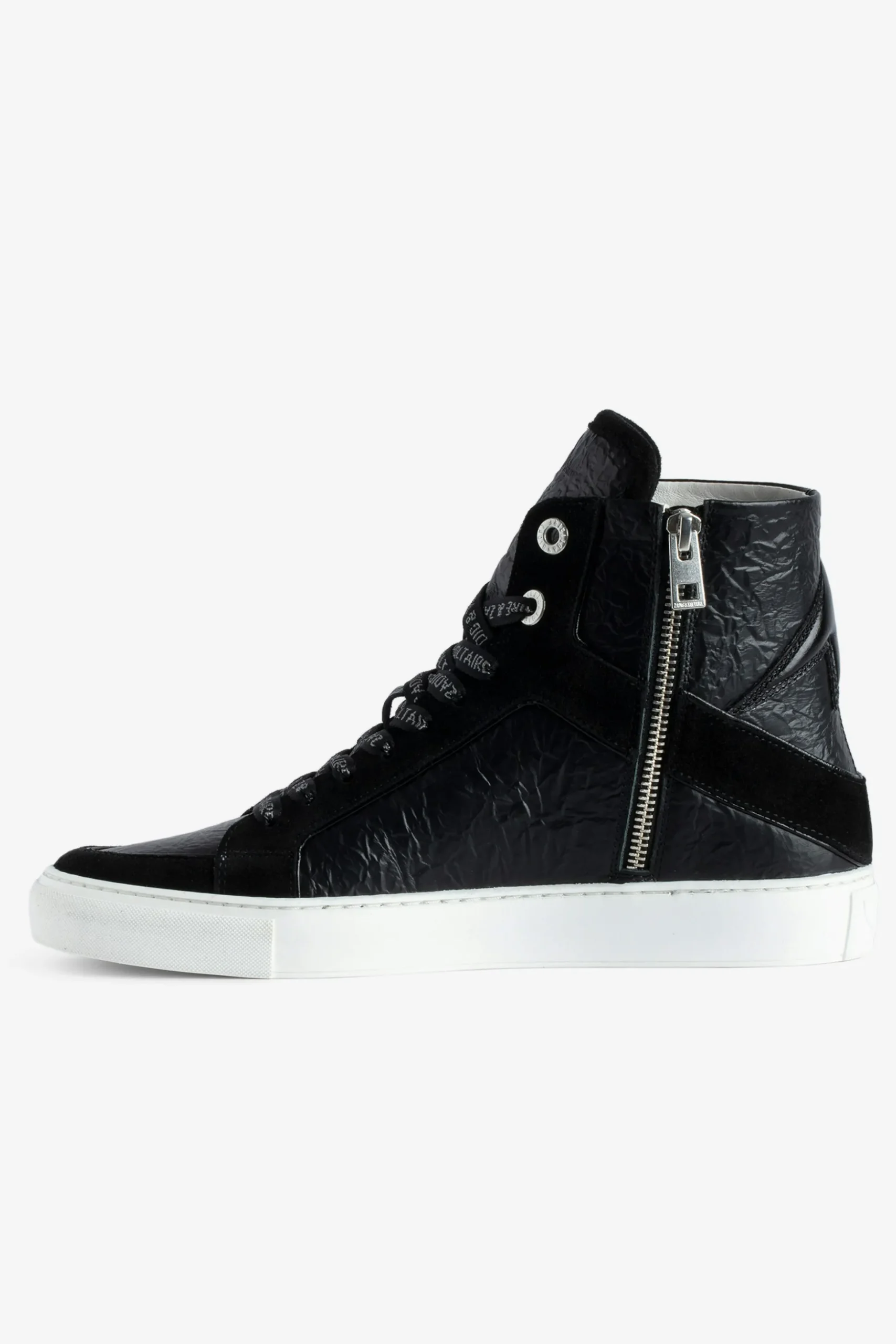 zv_high_flash_hightop_crinkled_sneakers_2-1.webp Zadig&Voltaire ZV1747 High Flash High-Top Crinkled Sneakers Black Discount