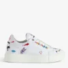 Zadig&Voltaire ZV1747 La Flash Chunky Low-Top Sneakers White Hot