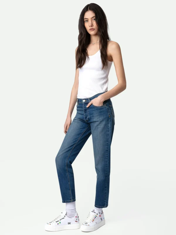 Zadig&Voltaire ZV1747 La Flash Chunky Low-Top Sneakers White Hot