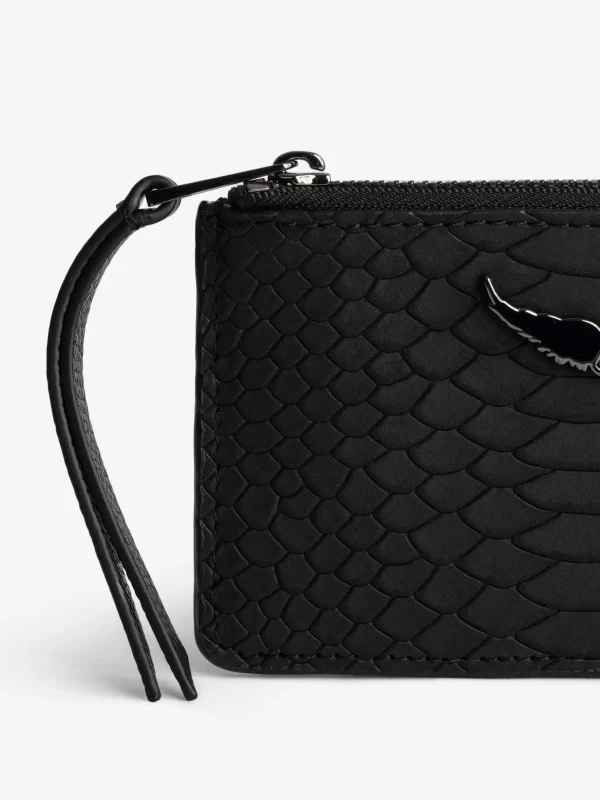 Zadig&Voltaire ZV Soft Savage Card Case Black Store