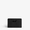 Zadig&Voltaire ZV Soft Savage Pass Card Case Black Shop